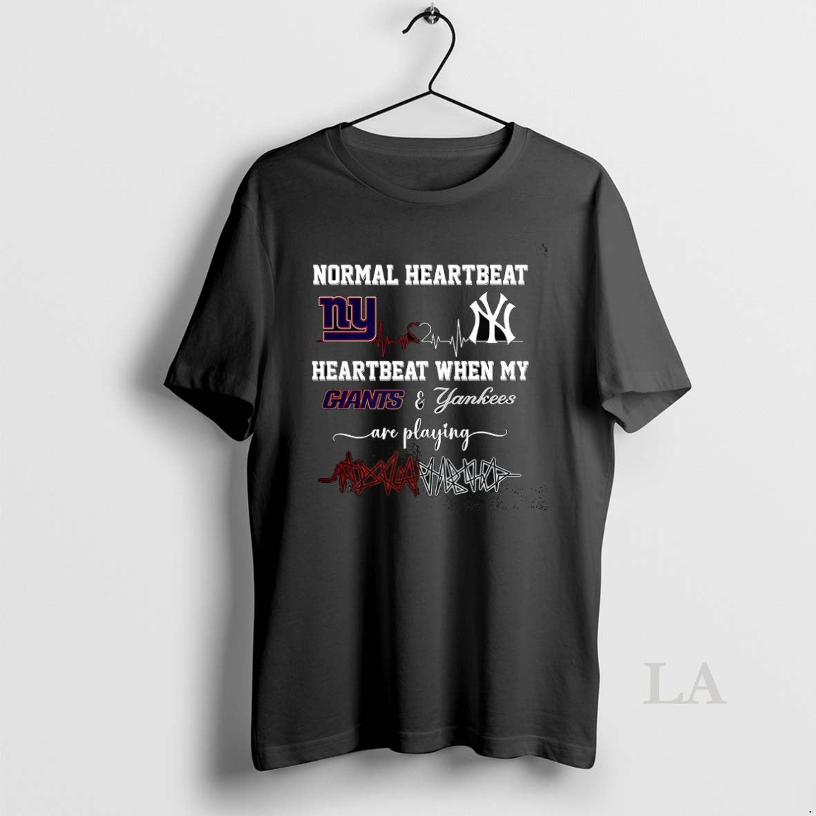 Original Normal Heartbeat And Heartbeat When My New York Giants And New York Yankees Are