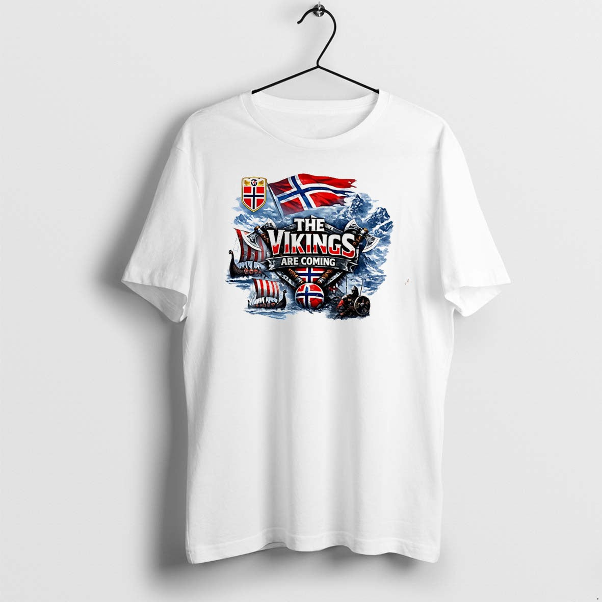 Original Norway The Vikings Are Coming Tee Tshirts Jpg