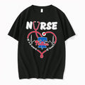 Original Nurse Its A Work Of Heart Phillies Black Tshirts Jpg