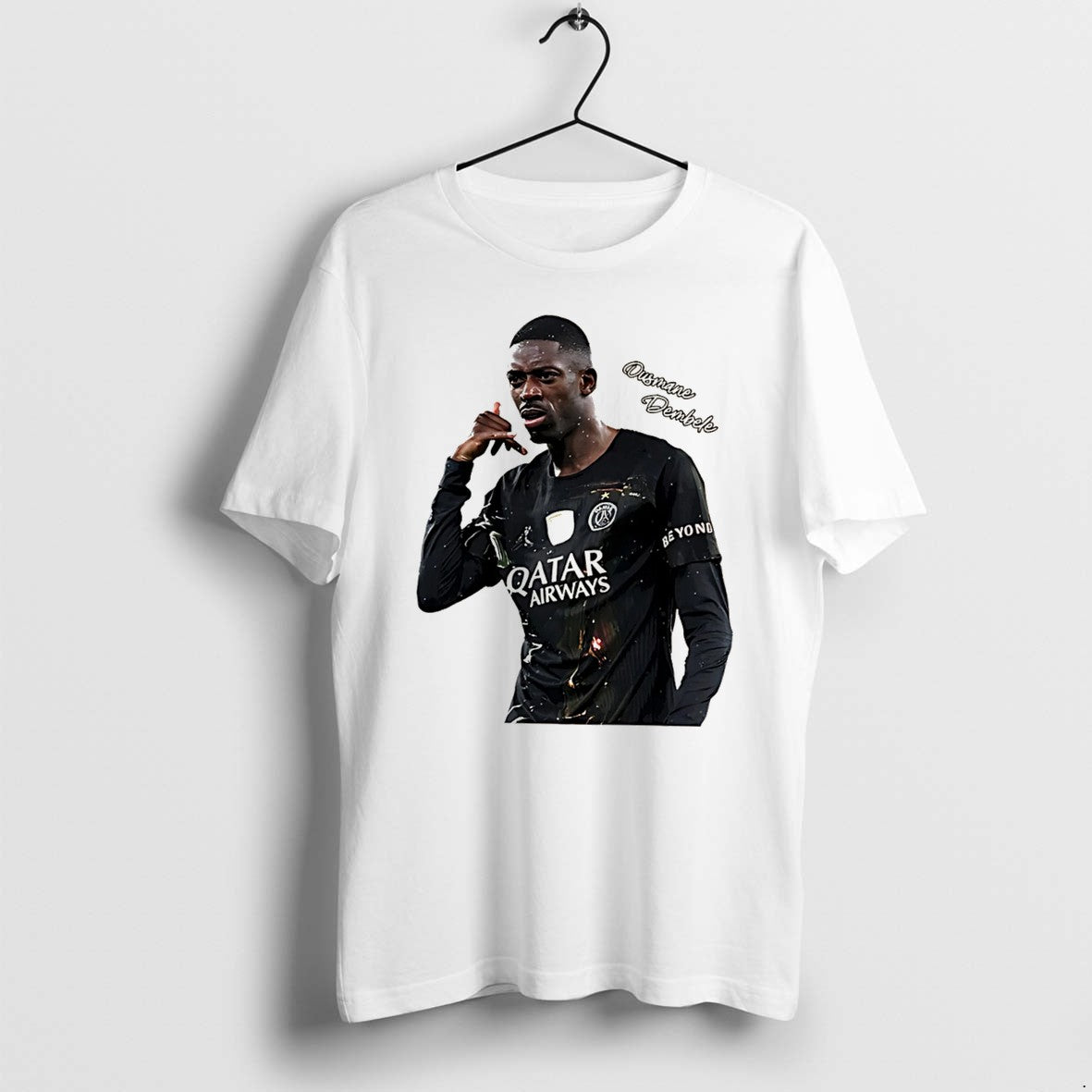 Original Psg Ousmane Dembele Call Hand Tee Tshirts Jpg
