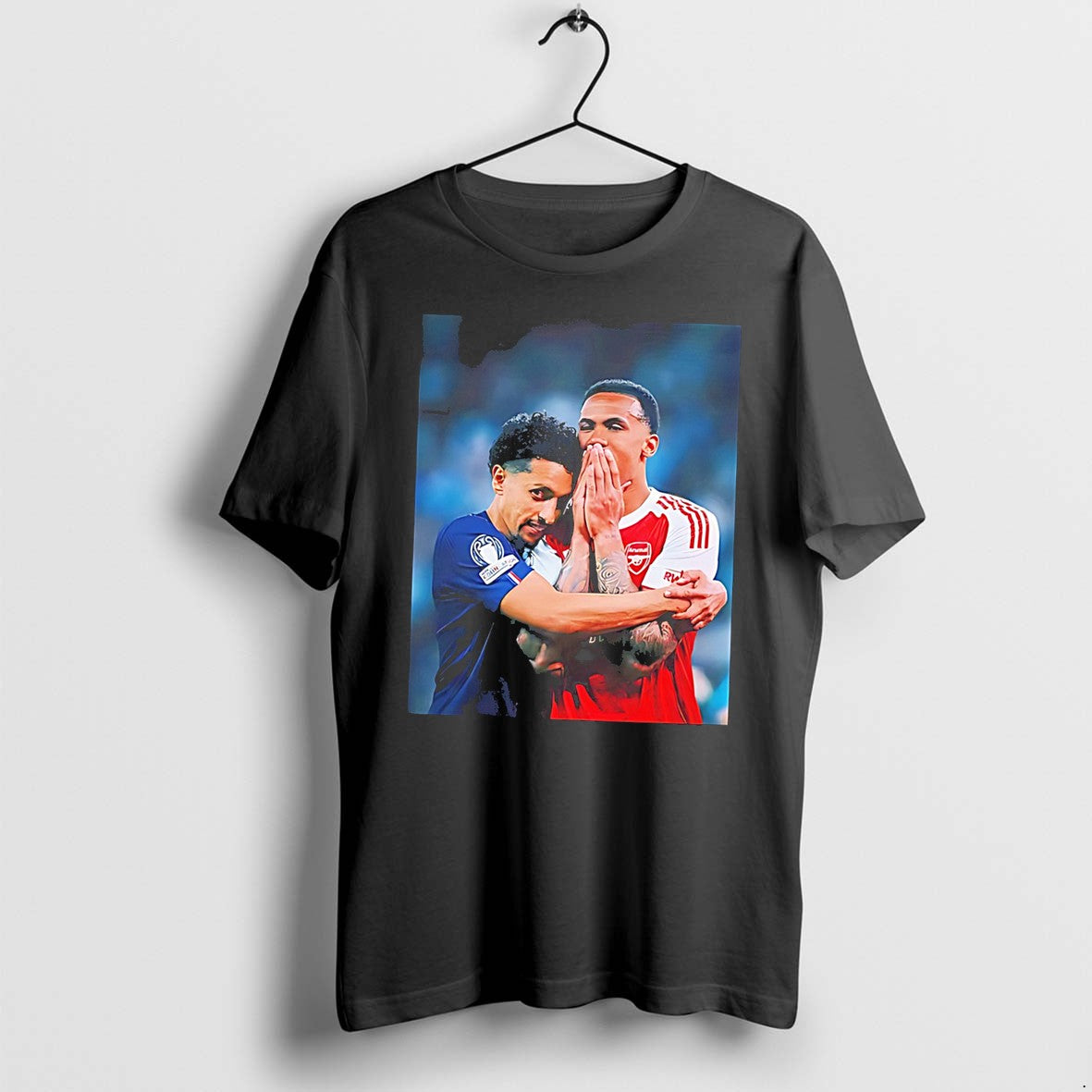 Original Paris Saint Germain Marquinhos And Gabriel Magalhaes Photo Frame Tee Tshirts