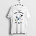 Original Peanuts Football Club One Stage World One Goal 2026 Snoopy Soccer White Tshirts