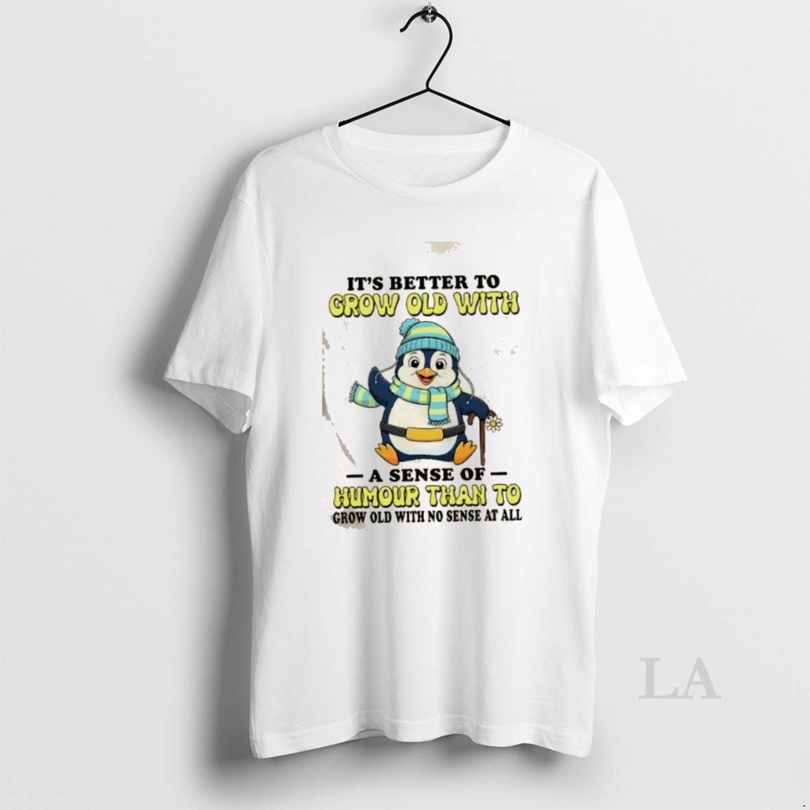 Original Penguin Its Better To Grow Old With A Sense Of Humor Than To Grow T-Shirts, Hoodie, Sweatshirt | CoreVibeTees.com