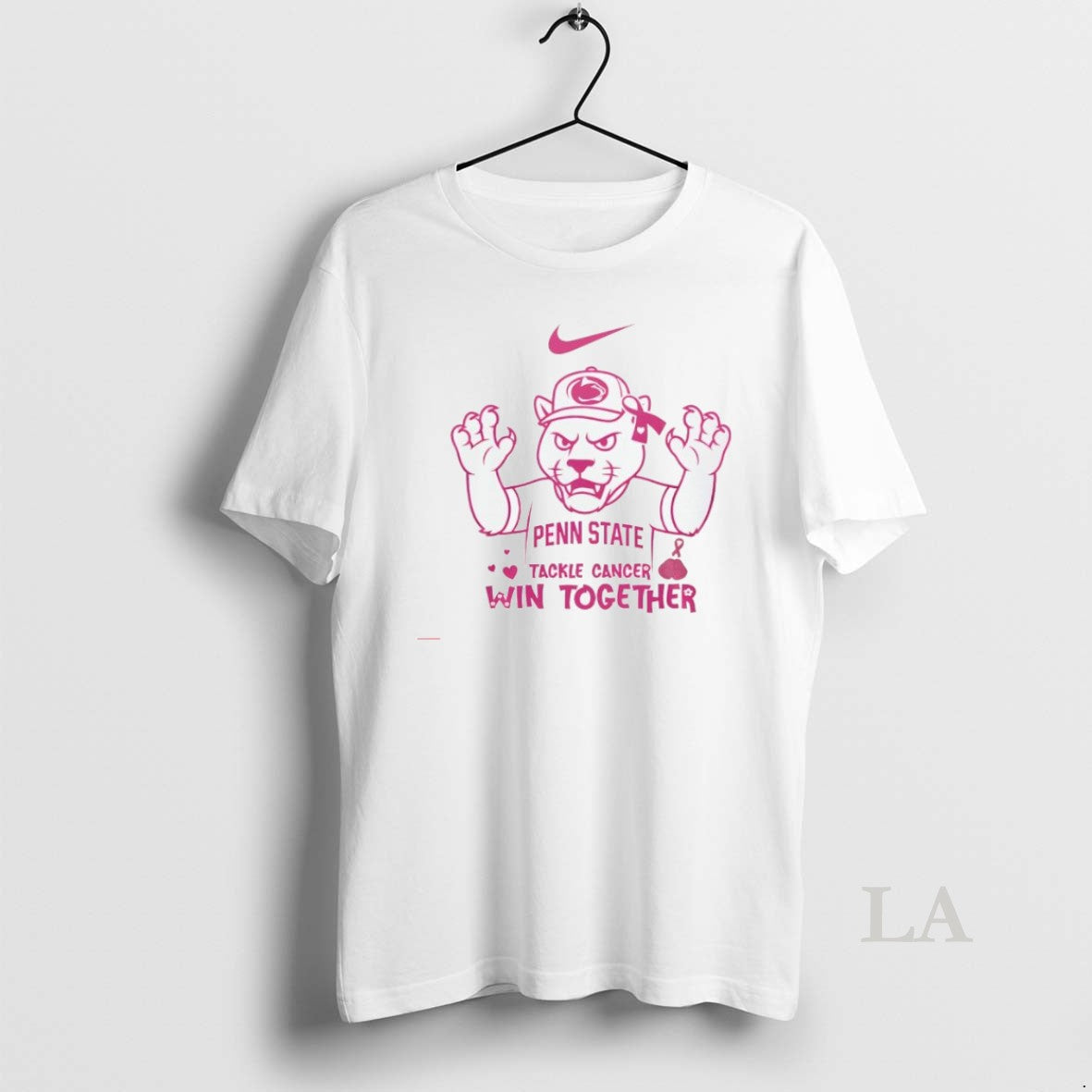 Original Penn State Breast Cancer Awareness Month We Wear Pink In October Tackle Cancer Win