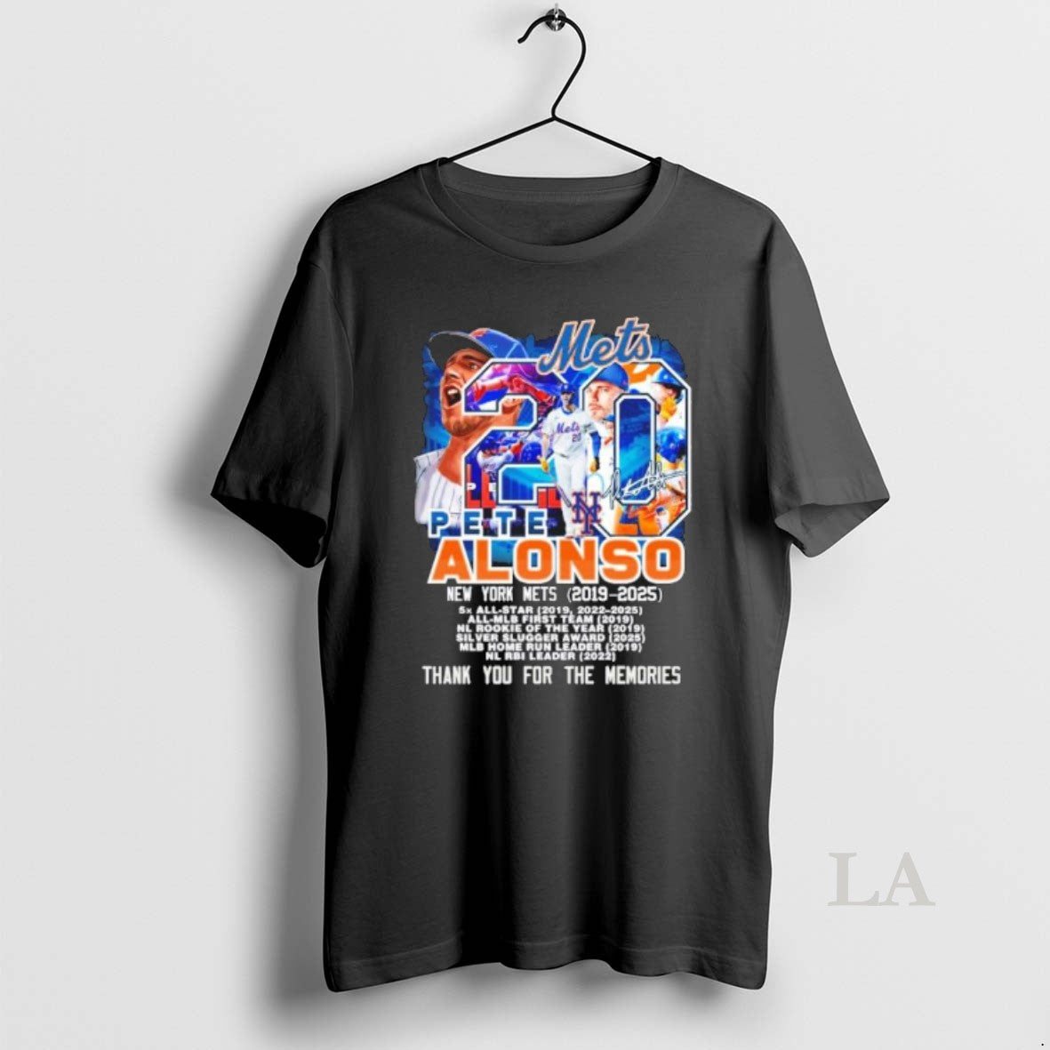 Original Pete Alonso New York Mets 2019 2025 Thank You For The Memories T-Shirts, Hoodie, Sweatshirt | CoreVibeTees.com