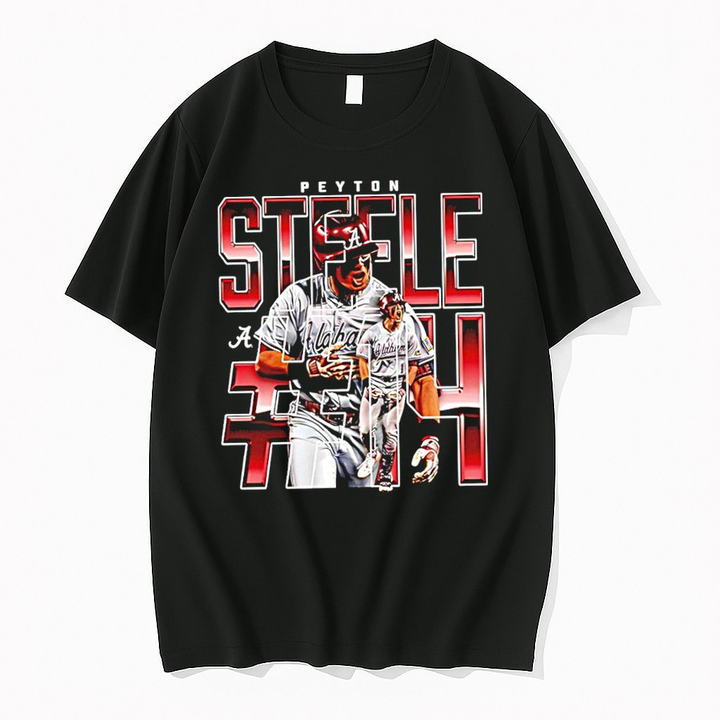 Original Peyton Steele 14 Alabama Crimson Tide Baseball Vintage Tshirts Jpg