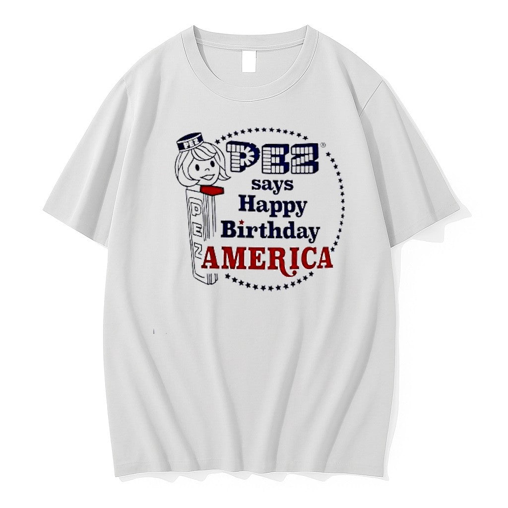 Original Pez Says Happy Birthday America Tshirts Jpg