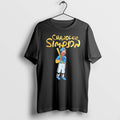Original Players Chandler Simpson Baseball Portrait Gold Text Blue Black Tshirts