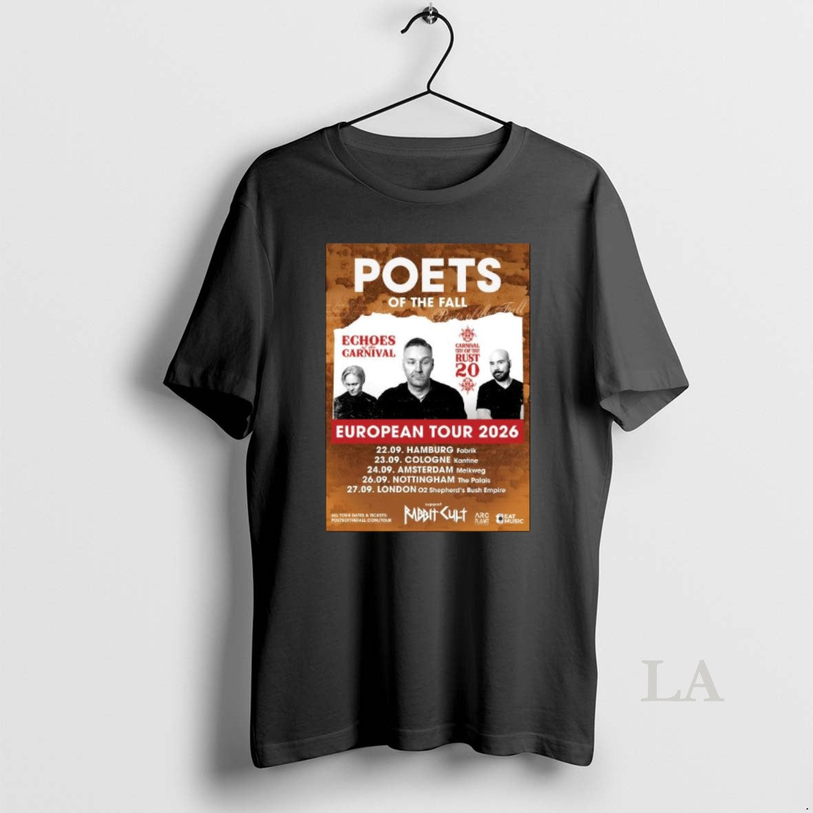 Original Poets Of The Fall Europe Tour 2026 T-Shirts, Hoodie, Sweatshirt | CoreVibeTees.com