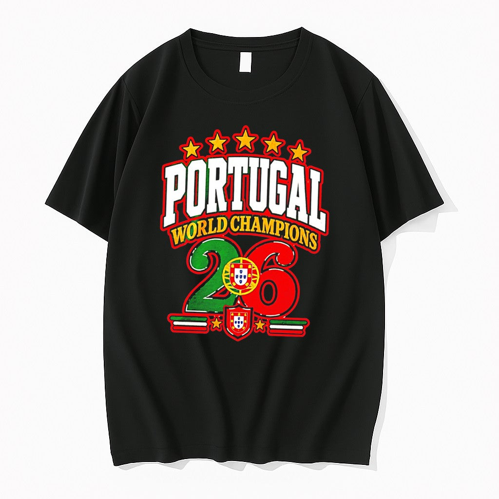 Original Portugal 2026 World Champions Flag Tee Tshirts Jpg