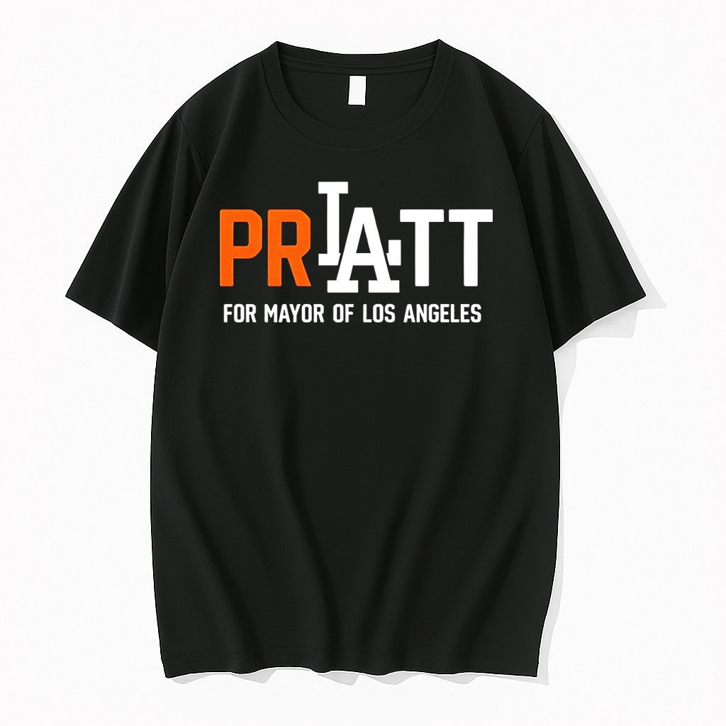Original Pratt For Mayor Los Angeles 2026 Tshirts Jpg
