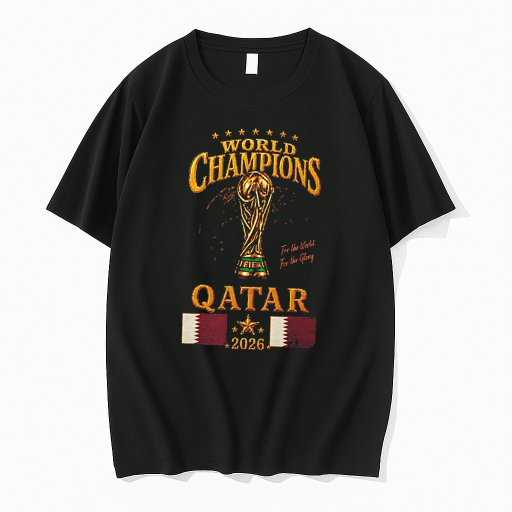 Original Qatar 2026 World Champions For The World For The Glory Tee Tshirts Jpg