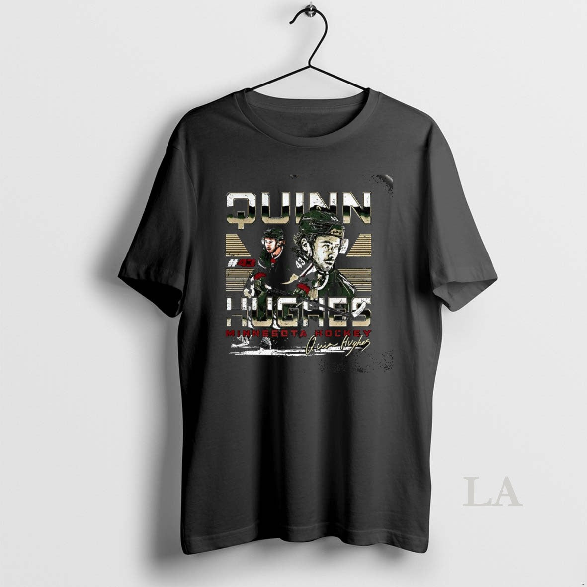 Original Quinn Hughes Minnesota Wild Nhl Number 43 Dual Signature T-Shirts, Hoodie, Sweatshirt | CoreVibeTees.com
