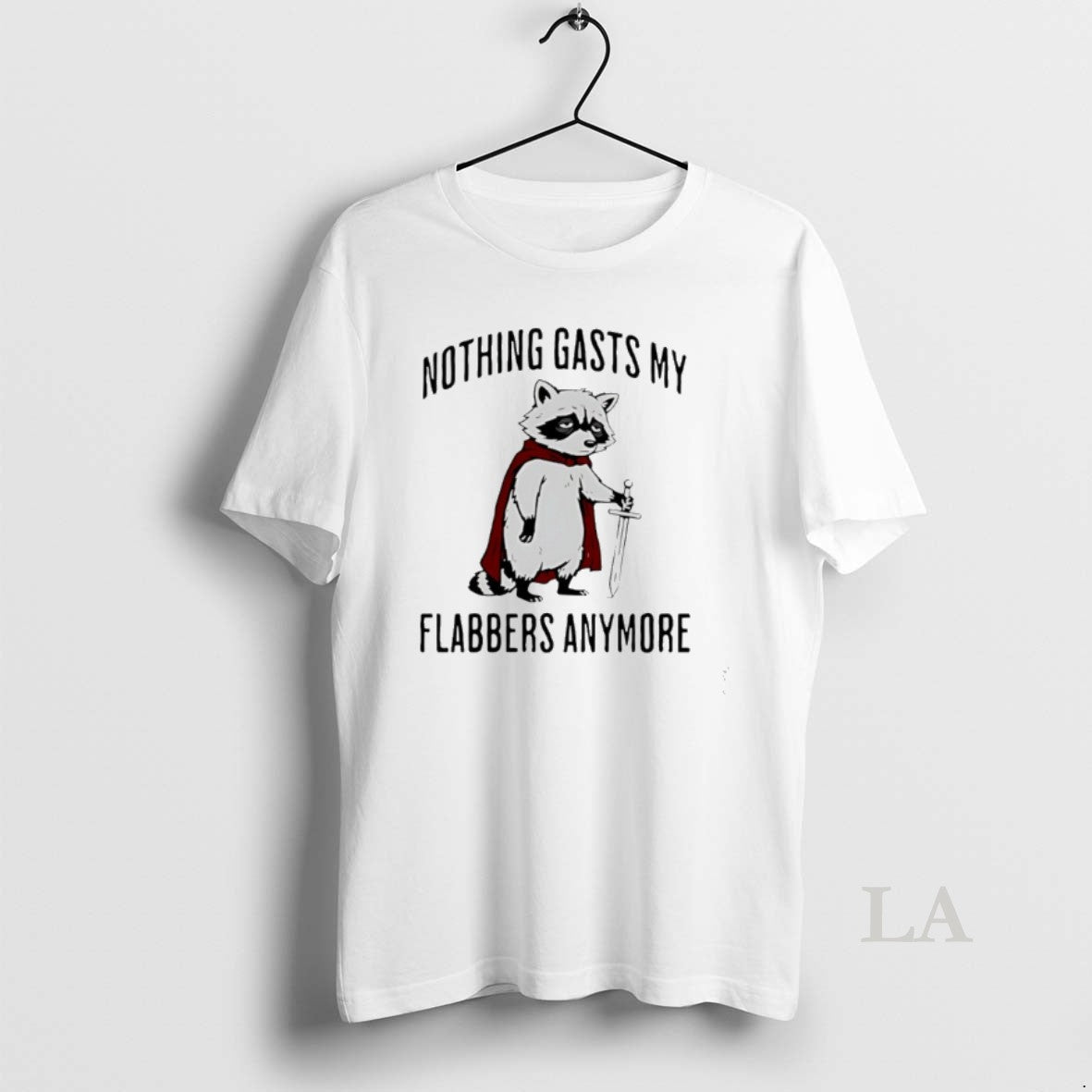 Original Raccoon Knight Nothing Gasts My Flabbers Anymore T-Shirts, Hoodie, Sweatshirt | CoreVibeTees.com
