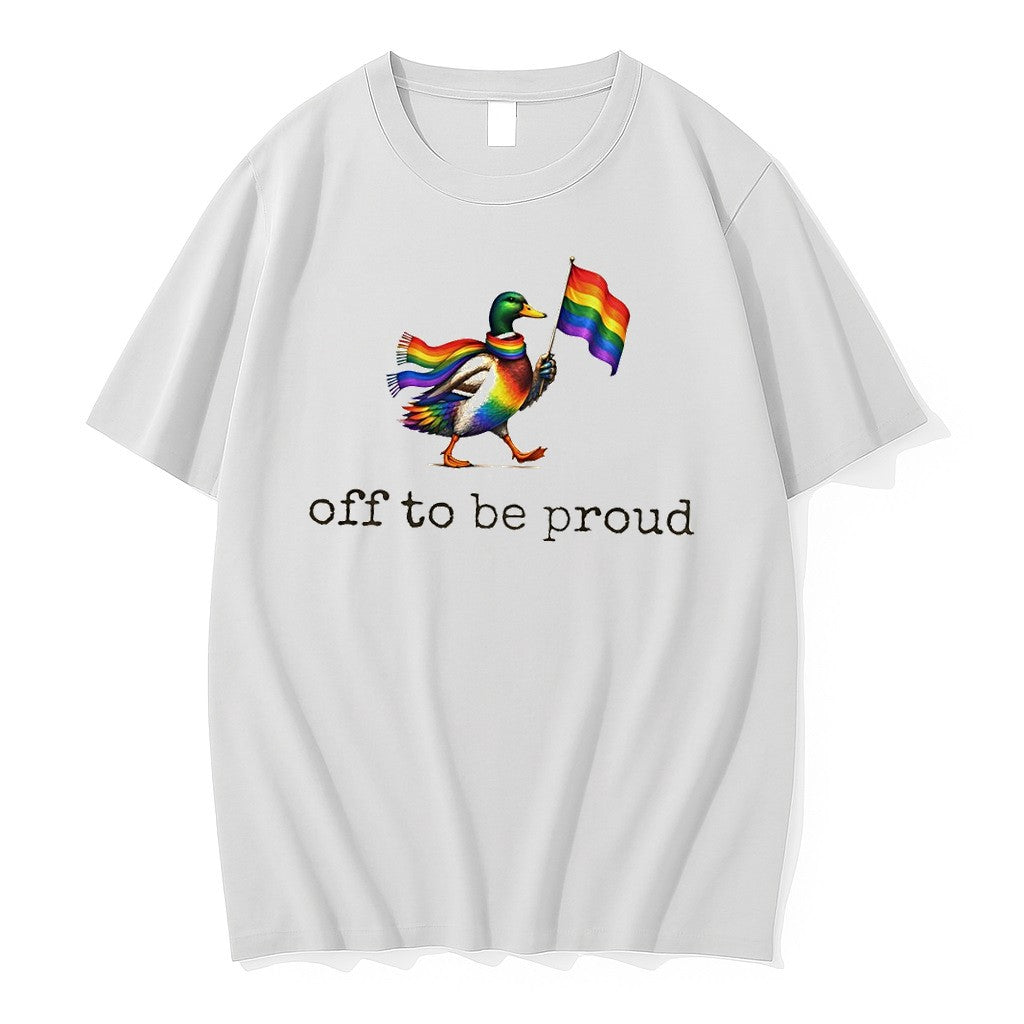 Original Rainbow Duck Animal Flag Off To Be Proud Lgbt Tshirts Jpg