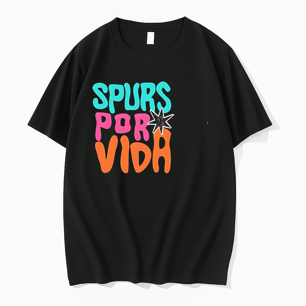 Original Retro Spurs Por Vida San Antonio Basketball Graphic Nba Finals 2026 Tshirts