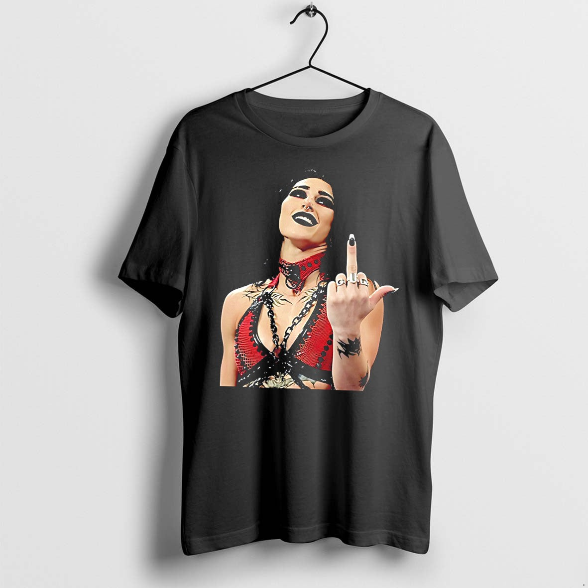 Original Rhea Ripley Middle Finger Tee Tshirts Jpg