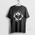 Original Ripped From The Chest Skull Deep Green Bay Packers Till The Grave T-Shirts, Hoodie, Sweatshirt | CoreVibeTees.com