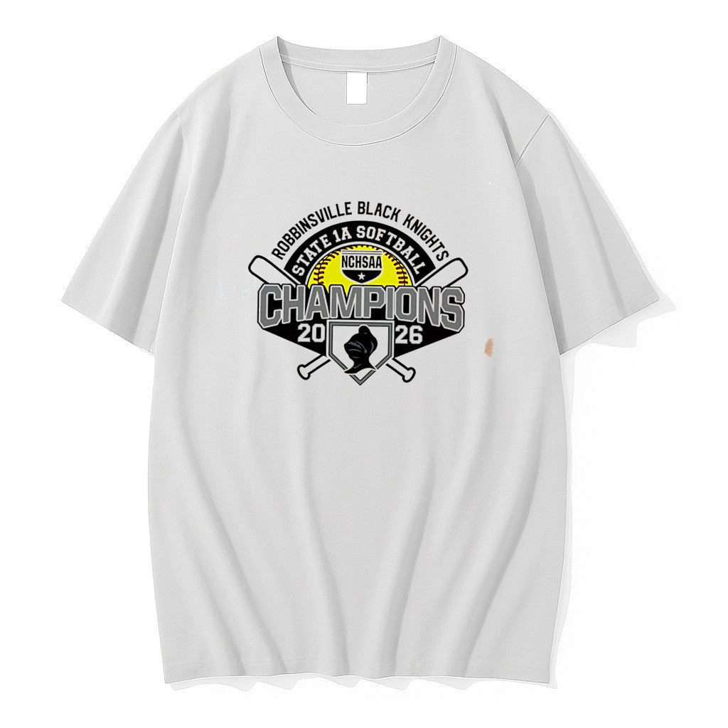 Original Robbinsville Black Knights 2026 Nchsaa State 1a Softball Champions Tee Tshirts