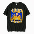 Original Roman Josi 1000 Games Captain Switzerland Nashville Hockey Black Tshirts