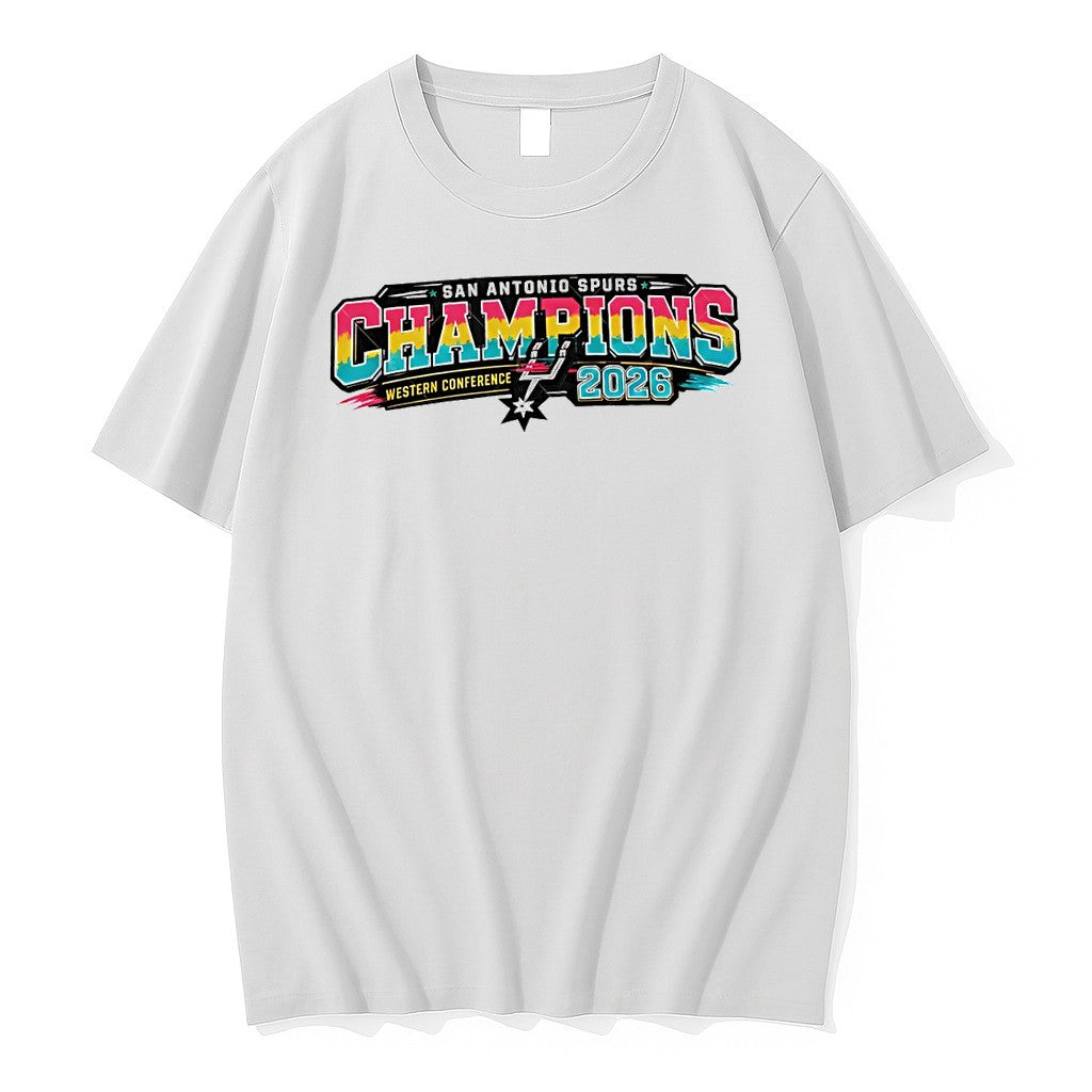 Original San Antonio Spurs Basketball Team Champions Western Conference 2026 Tshirts