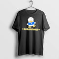 Original Sanrio Apparel Ahirunopekkle P Blue Black Tshirts Jpg