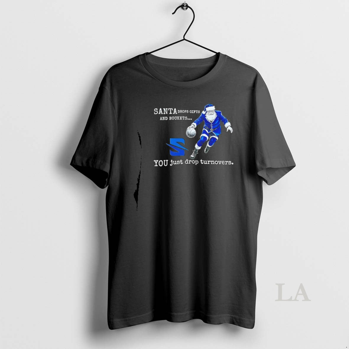 Original Santa Drops Gifts And Buckets You Just Drop Turnovers Christmas 2025 T-Shirts, Hoodie, Sweatshirt | CoreVibeTees.com
