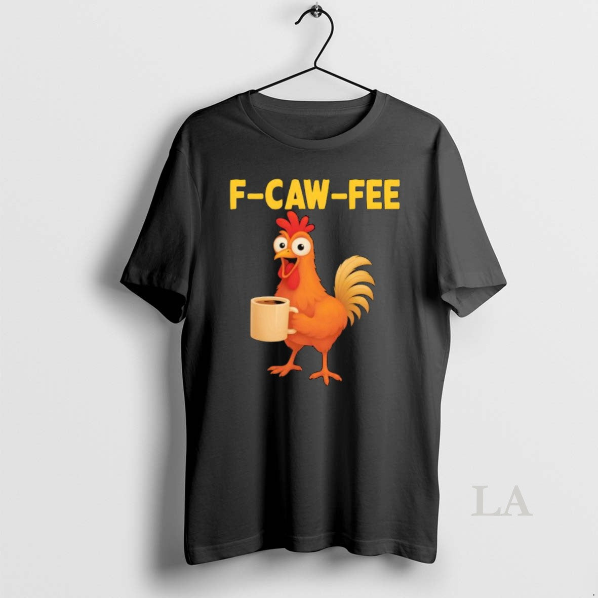 Original Screaming Chicken F Caw Fee Coffee Graphic