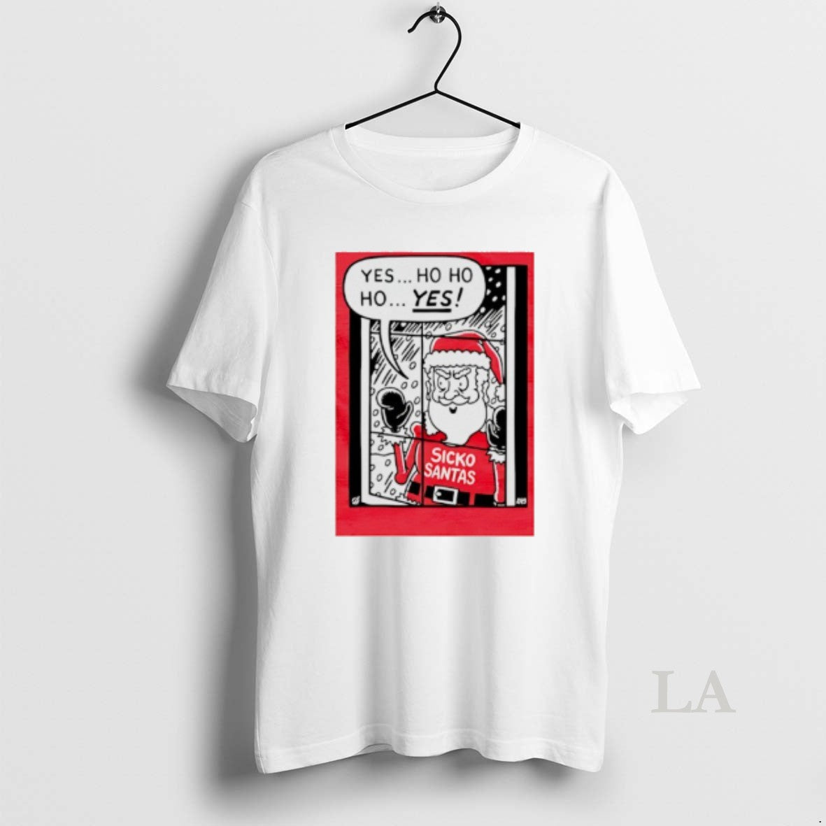 Original Sicko Santa Yes Ho Ho Ho Yes Comic T-Shirts, Hoodie, Sweatshirt | CoreVibeTees.com