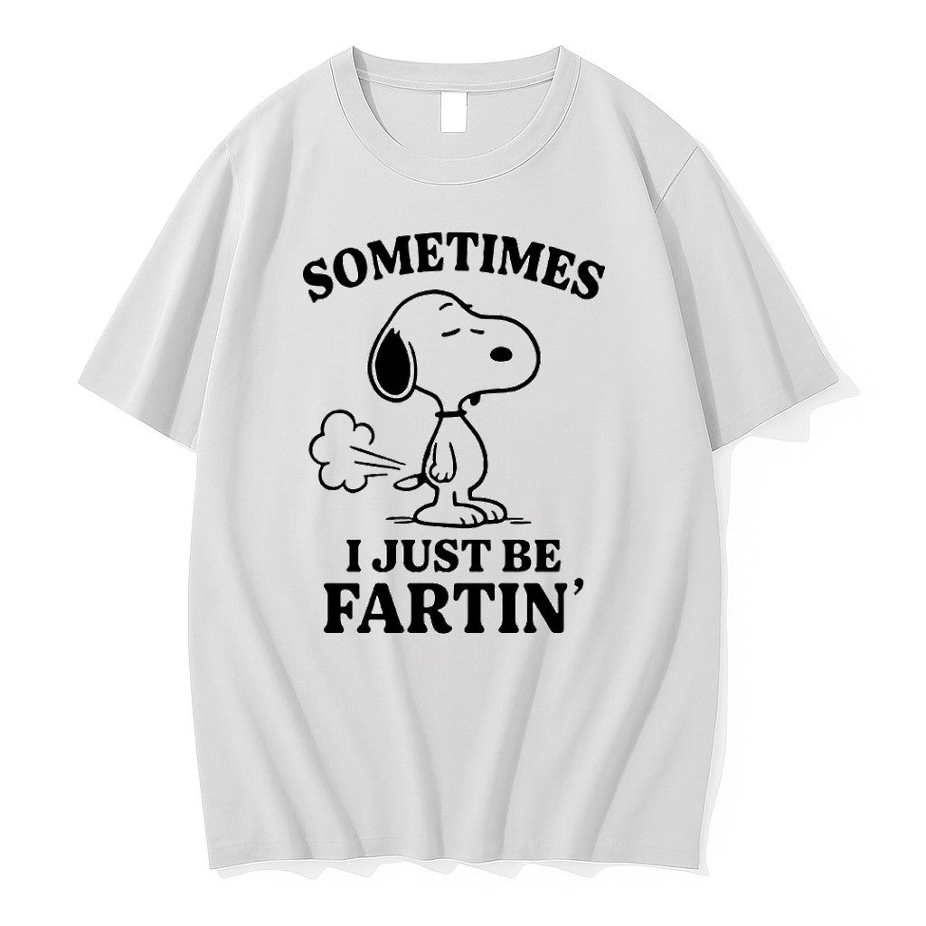 Original Snoopy Peanuts Sometimes I Just Be Fartin Cartoon Tshirts Jpg