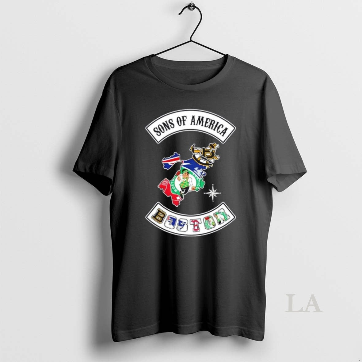 Original Son Of America Boston Map Sports Logos Combine T-Shirts, Hoodie, Sweatshirt | CoreVibeTees.com