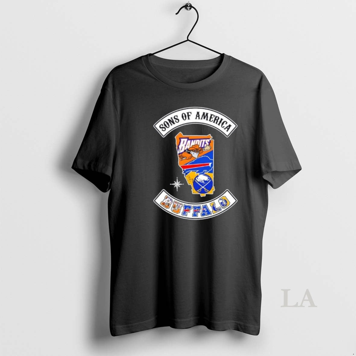 Original Son Of America Buffalo Map Sports Logos Combine T-Shirts, Hoodie, Sweatshirt | CoreVibeTees.com