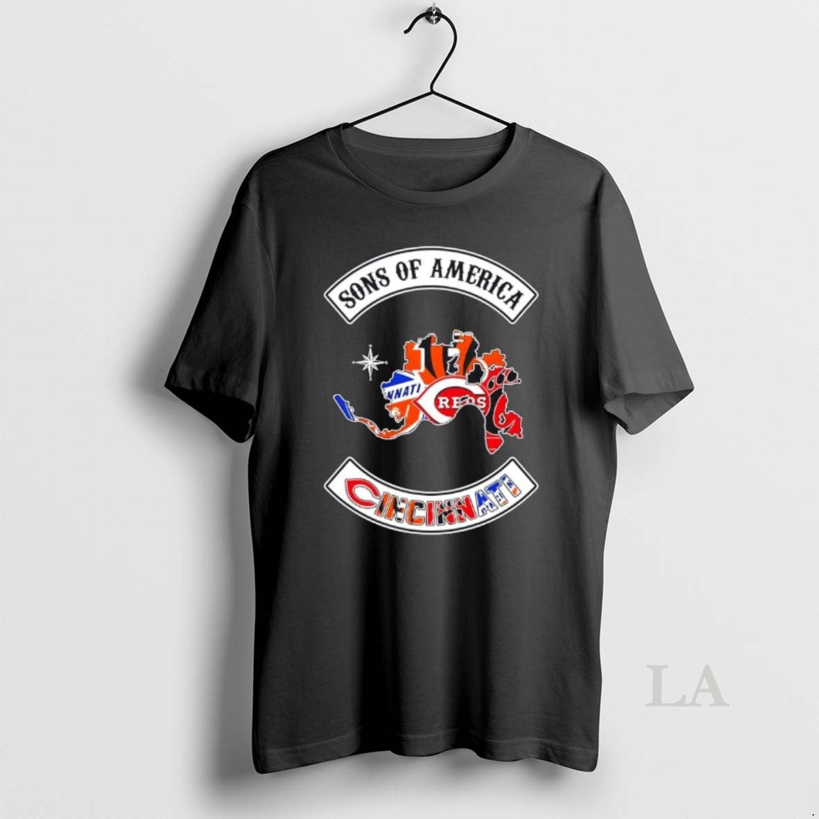 Original Son Of America Cincinnati Map Sports Logos Combine T-Shirts, Hoodie, Sweatshirt | CoreVibeTees.com