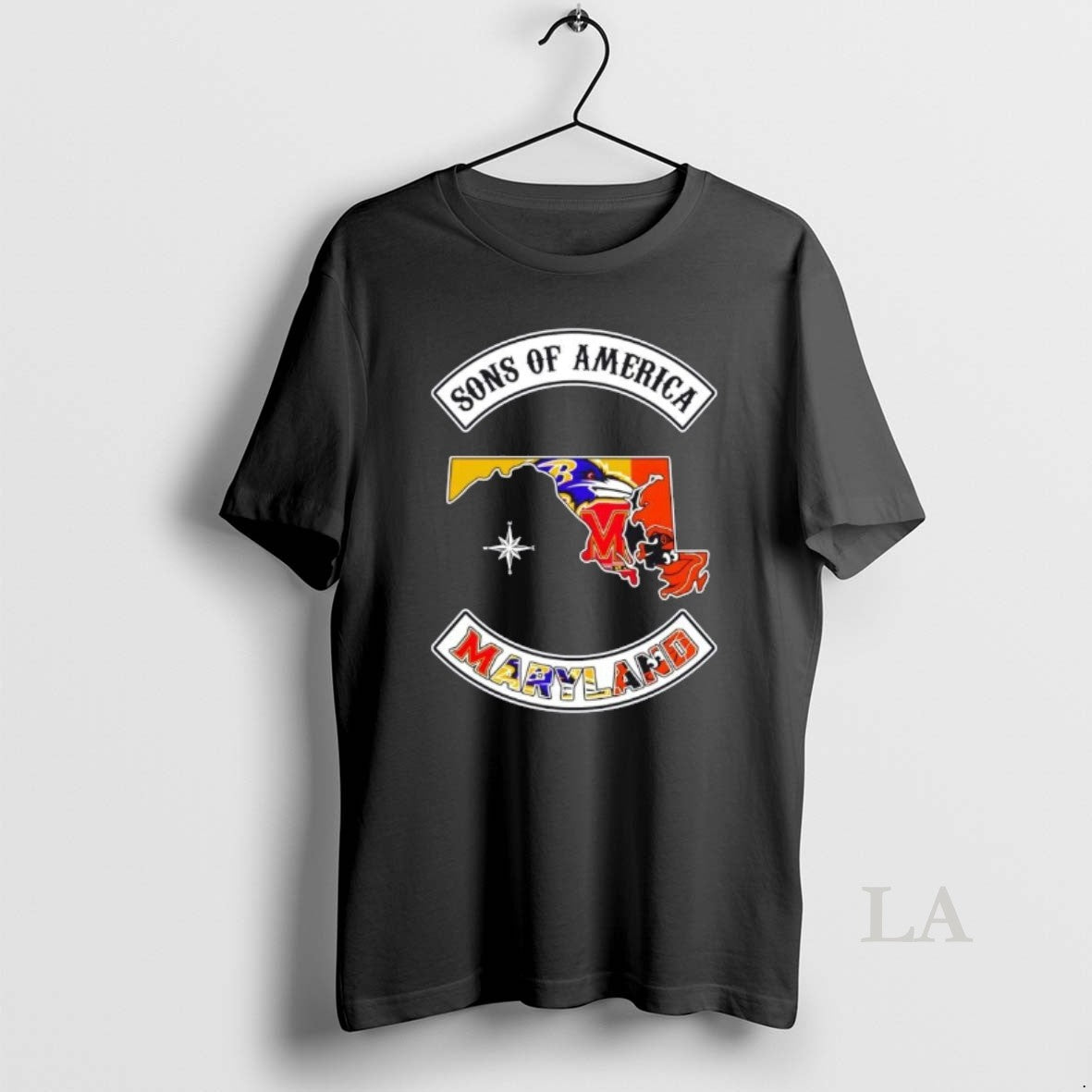 Original Son Of America Maryland Map Sports Logos Combine T-Shirts, Hoodie, Sweatshirt | CoreVibeTees.com