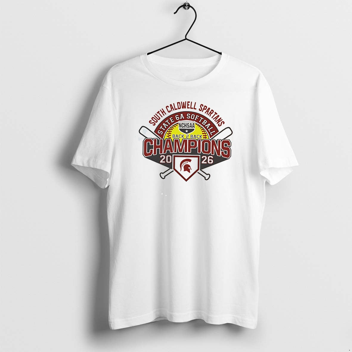 Original South Caldwell Spartans 2026 Nchsaa State 5a Softball Champions Tee Tshirts