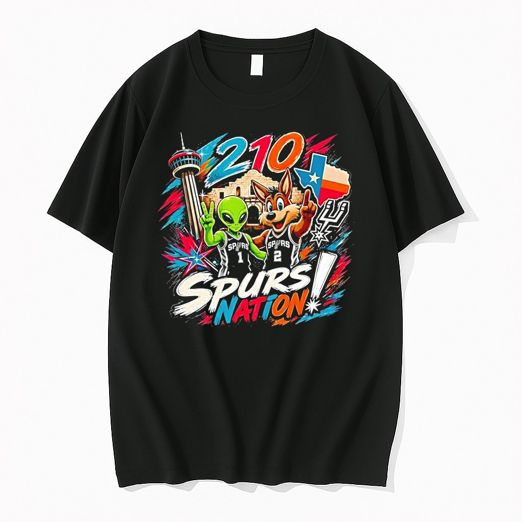 Original Spurs Coyote Alien San Antonio Spurs 210 Spurs National Basketball 2026 Tshirts