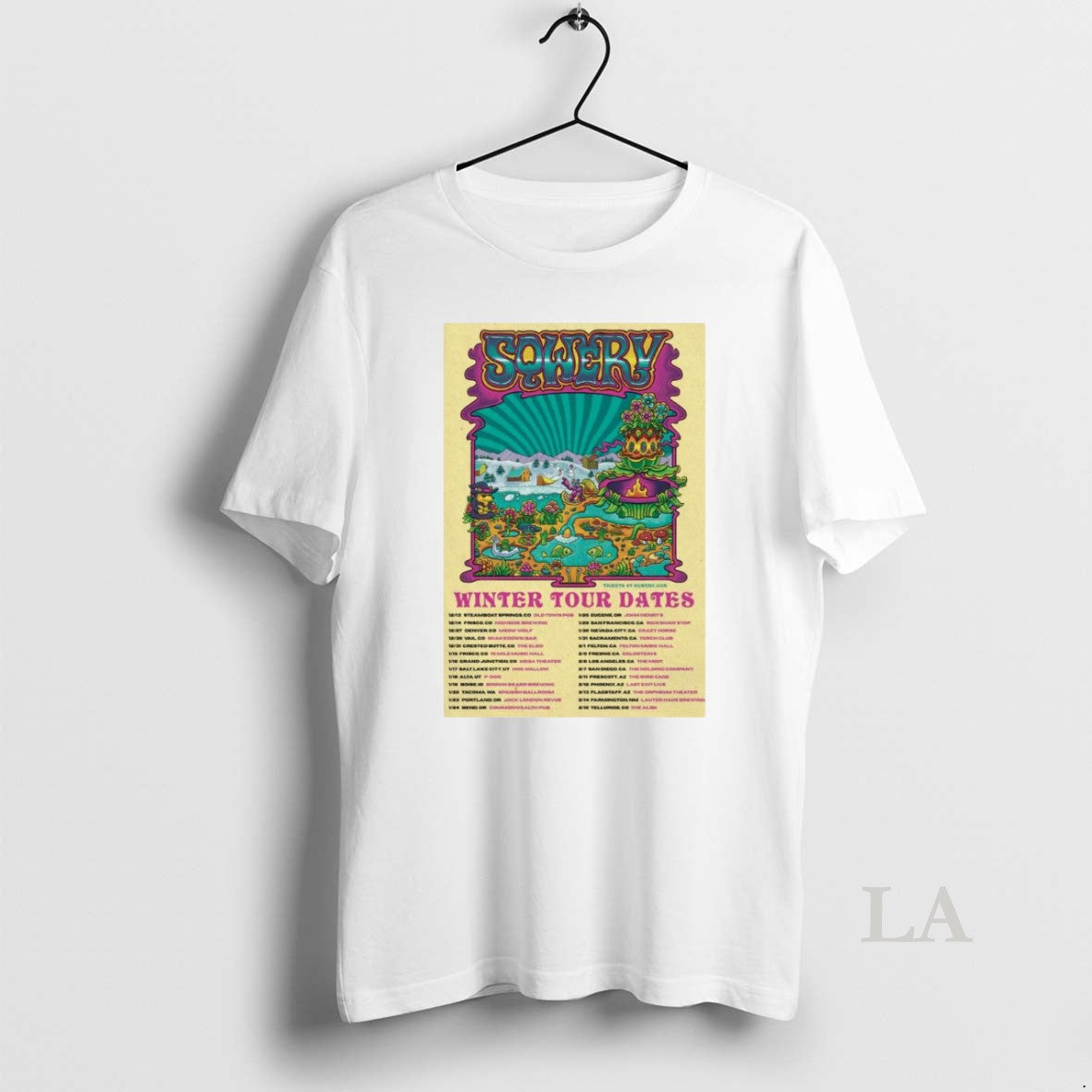 Original Sqwerv Winter Tour Dates 2025 2026 T-Shirts, Hoodie, Sweatshirt | CoreVibeTees.com