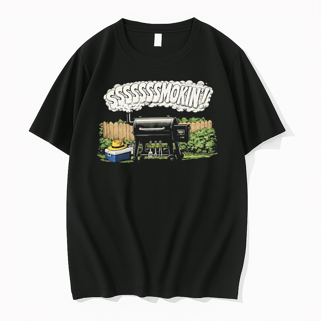 Original Ssssssmokin Pellet Grill Tshirts Jpg