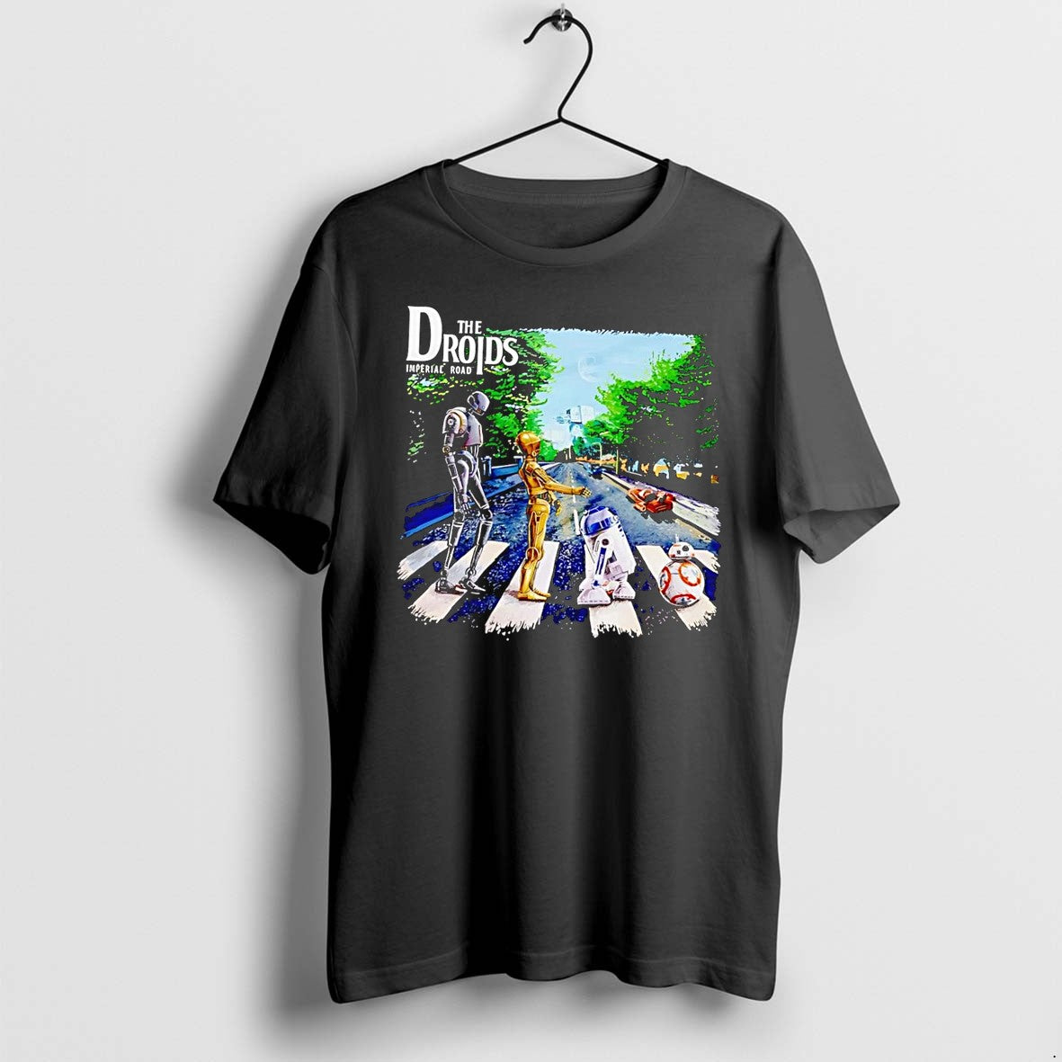Original Star Wars Droids On Abbey Road The Droids Imperial Road Black Tshirts