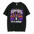 Original Stephon Castle Back Pose San Antonio Spurs Its A Culture Black Tshirts