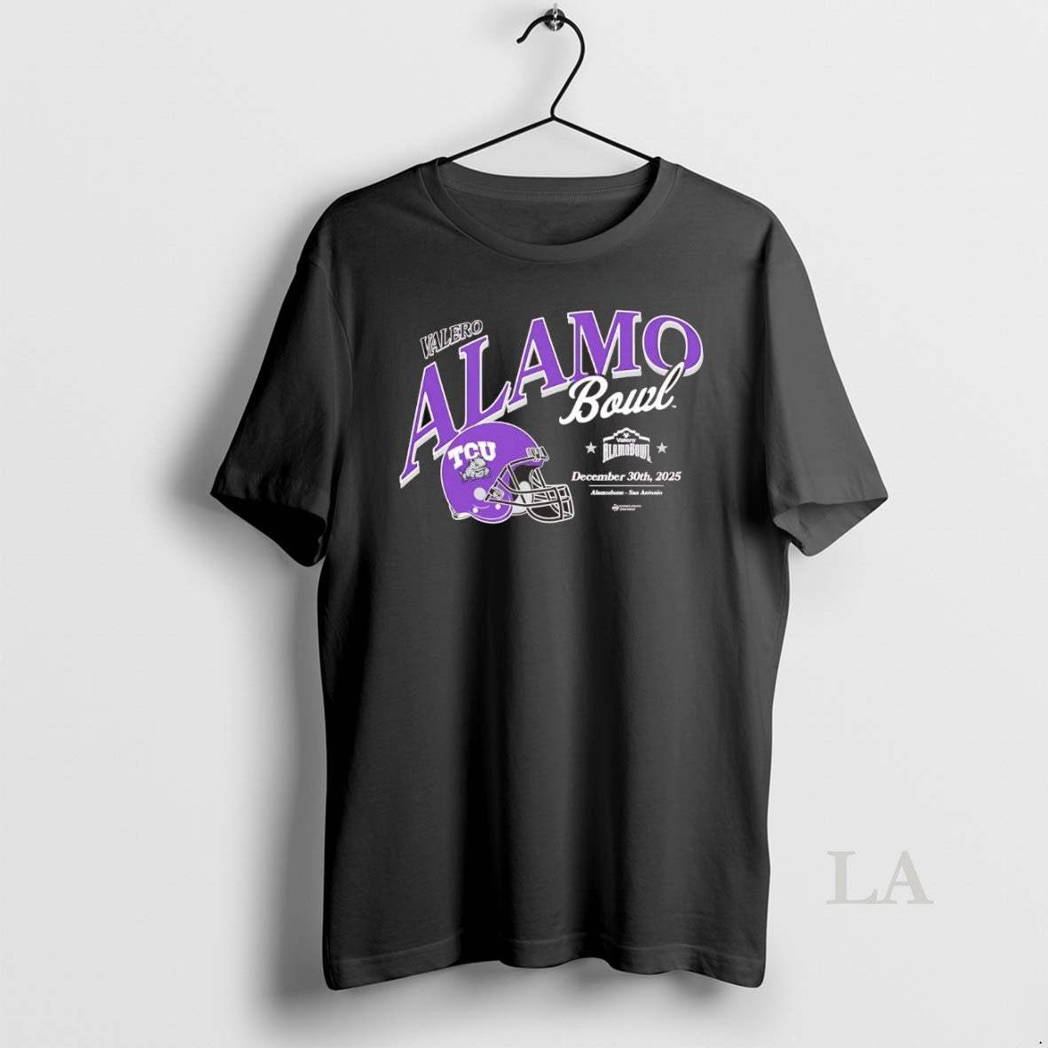 Original Tcu Horned Frogs 2025 Valero Alamo Bowl Helmet Chriast T-Shirts, Hoodie, Sweatshirt | CoreVibeTees.com