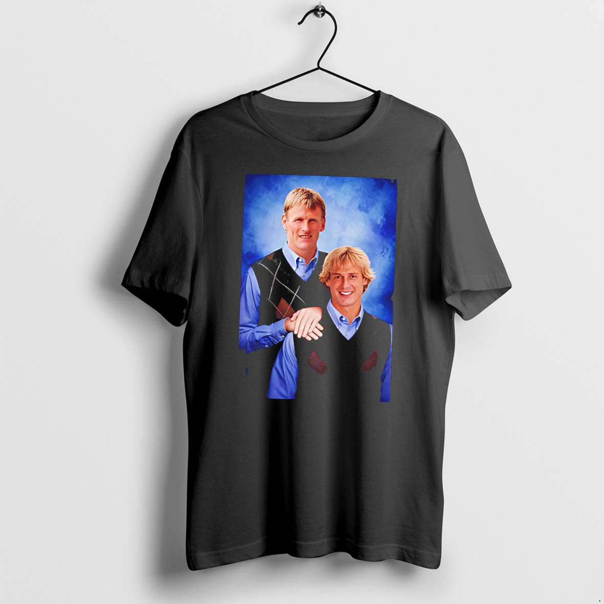 Original Teddy Sheringham Jurgen Klinsmann Tottenham Step Brothers Tee Tshirts