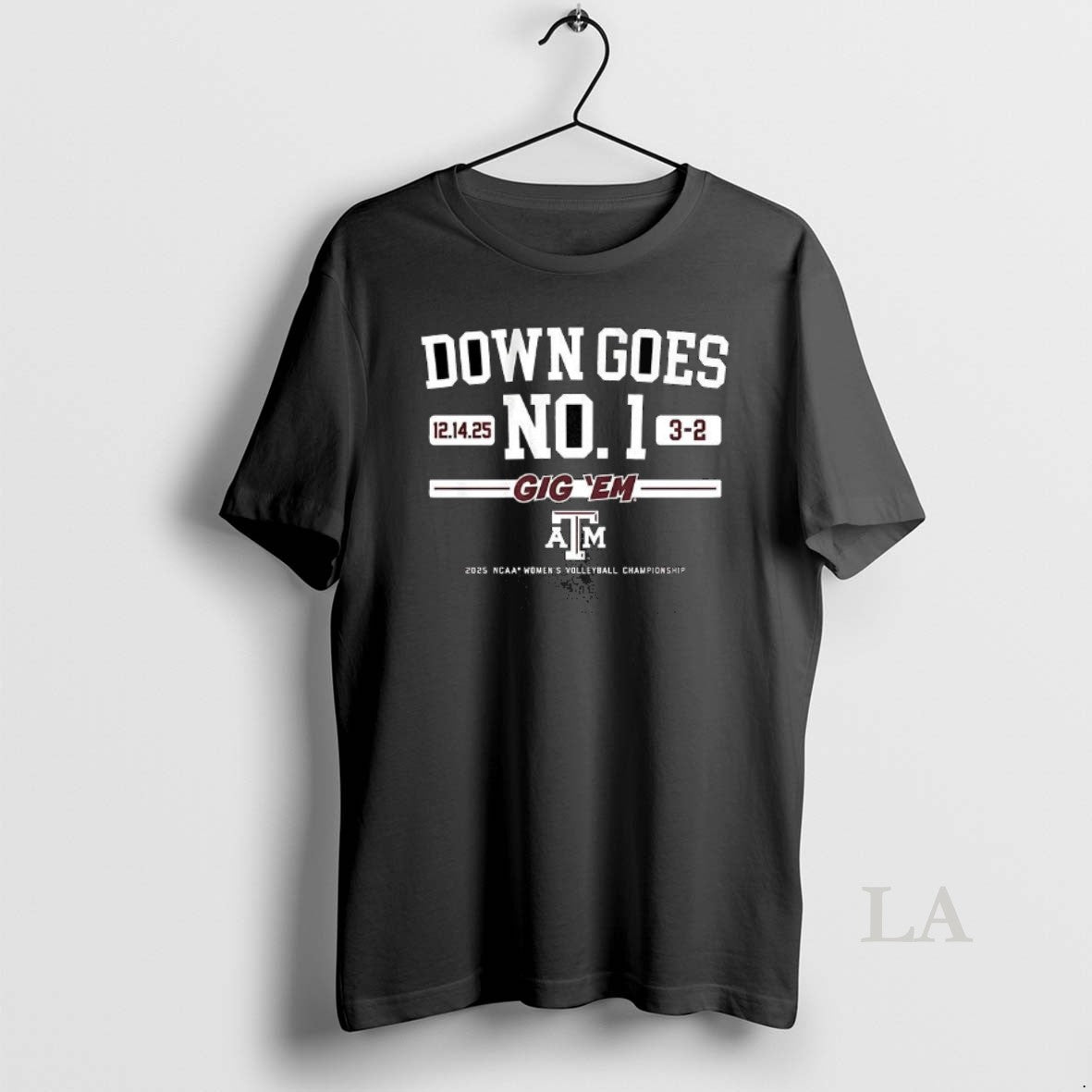 Original Texas Am Volleyball Down Goes No 1 Gig Em 2025 Ncaa Championship T-Shirts, Hoodie, Sweatshirt | CoreVibeTees.com