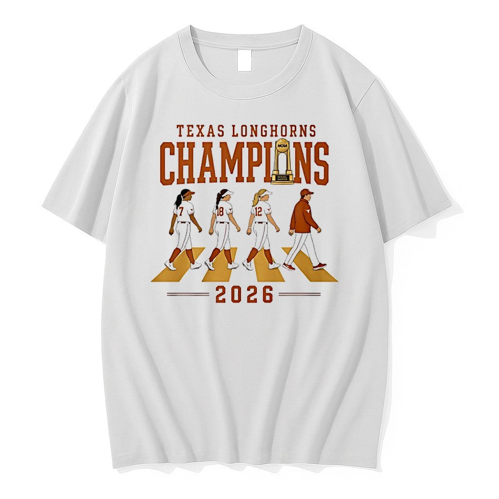 Original Texas Longhorn Softball 2026 National Champions Abbey Road Tshirts Jpg