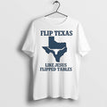 Original Texas Longhorn Texas Map Flip Texas Like Jesus Flipped Tables 2026 Tshirts