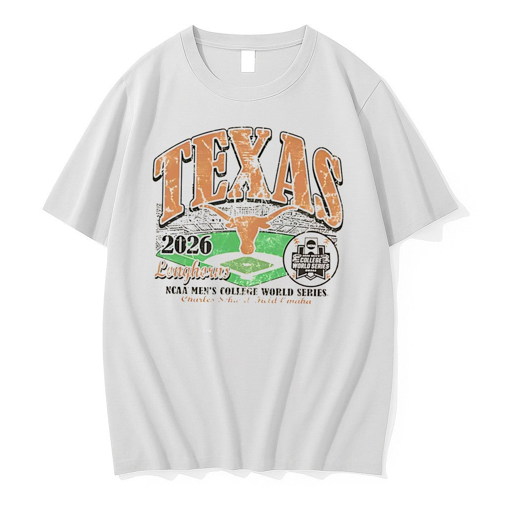 Original Texas Longhorns 2026 College World Series Bound Stadium Tee Tshirts