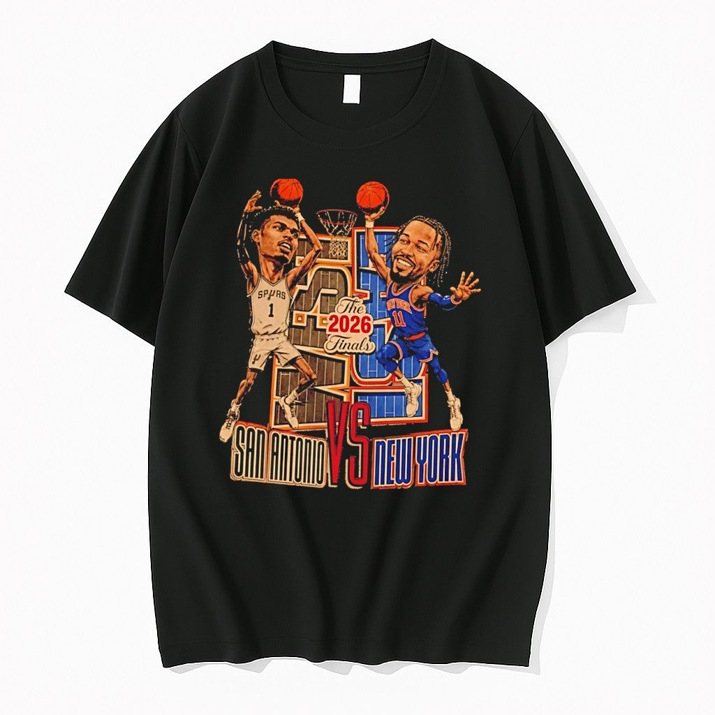Original The Finals 2026 Nba San Antonio Vs New York Basketball Tee Tshirts Jpg