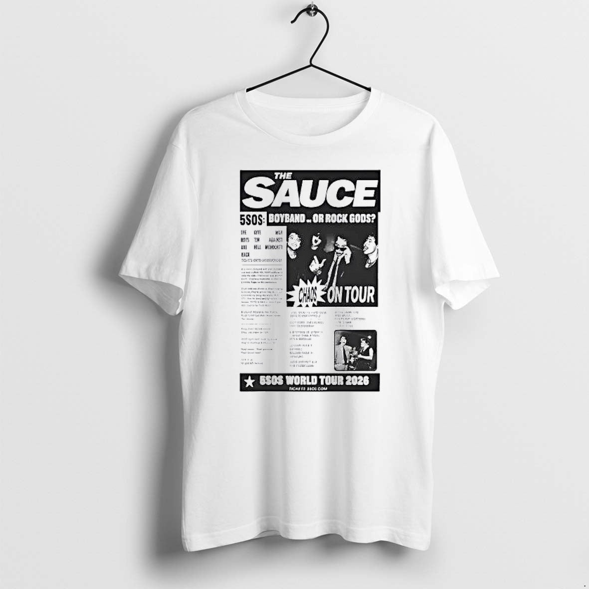 Original The Sauce 5 Seconds Of Summer Tshirts Jpg