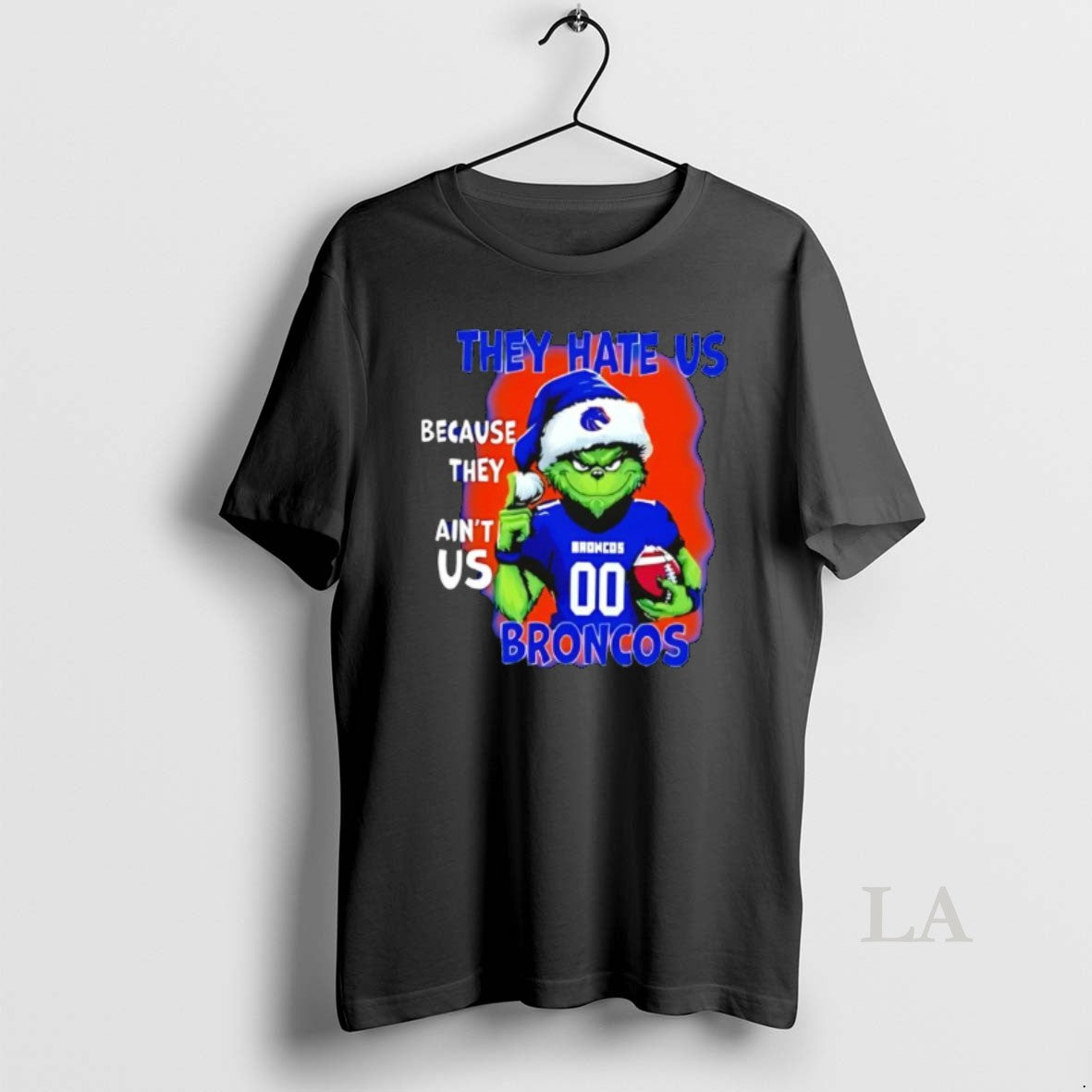 Original They Hate Us Because They Aint Us Boise State Broncos T-Shirts, Hoodie, Sweatshirt | CoreVibeTees.com
