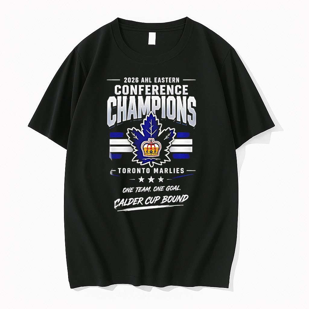 Original Toronto Marlies Hockey 2026 Ahl Eastern Conference Champions Calder Cup Bound Tshirts